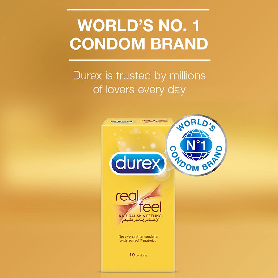 Durex Real Feel Natural Skin Feeling Condom Durex Arabia