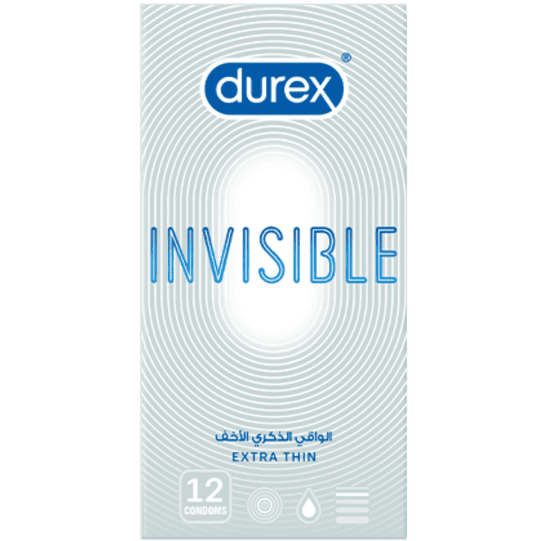 Durex Invisible Extra Thin Extra Lubricated Condom